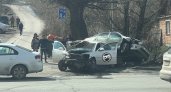 В Пензе в жесткой аварии на Пушкина разбились два автомобиля
