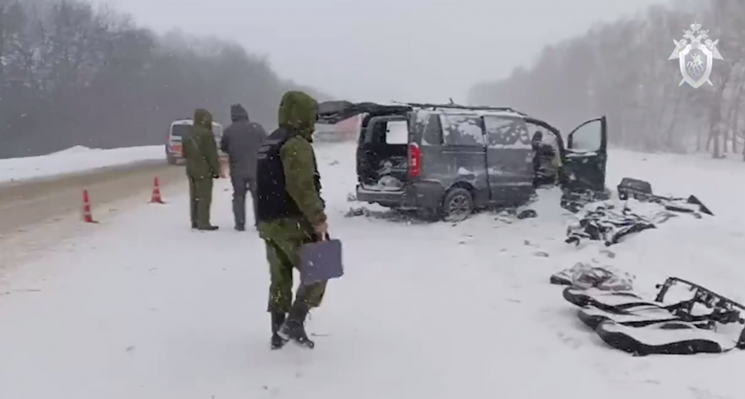 Пензенский Следком опубликовал оперативного видео с места ДТП, где погибли 8 человек 