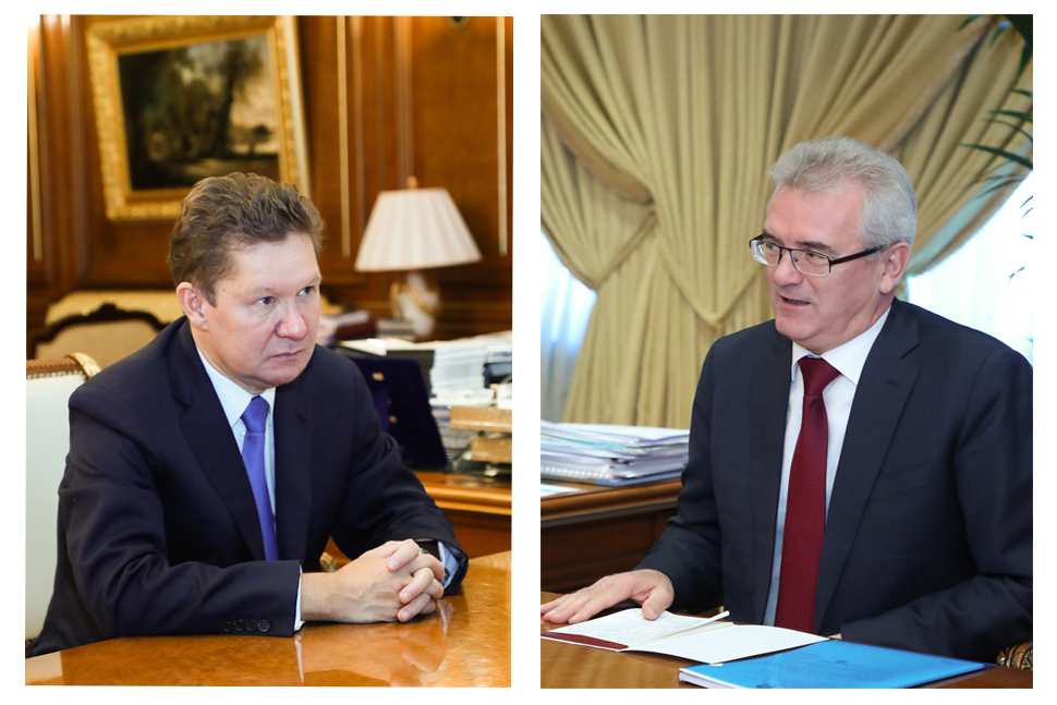 "Газпром" и Пензенский регион: деловая встреча губернатора и Алексея Миллера