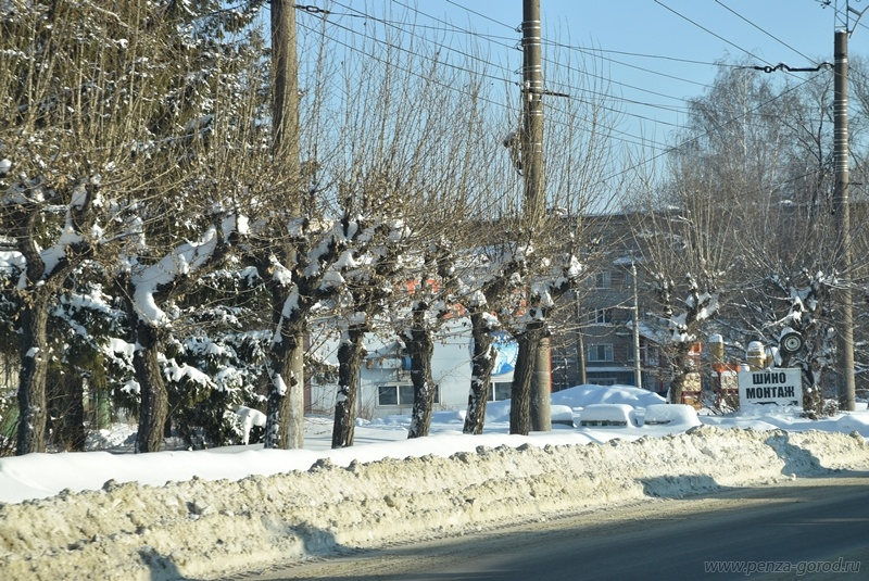 Пензенцы жалуются на заваленные снегом тротуары