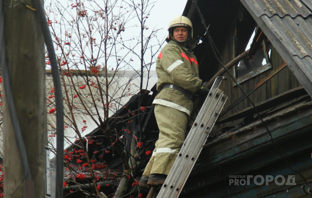 В Пензенской области спасатели вынесли человека и спасли имущество его соседей