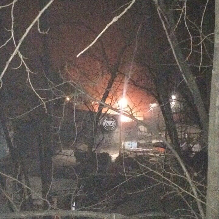 Свидетели сообщают о пожаре в Пензе – фото