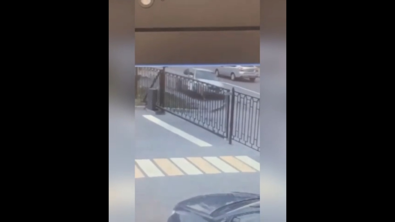 "Второй День рождения": пензячка чудом отскочила от влетевшей в нее машины - видео