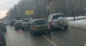 В Пензе произошла массовая авария на улице Окружной 