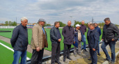 В Пензе на территории строящегося ФОКа проходит обустройство футбольного поля