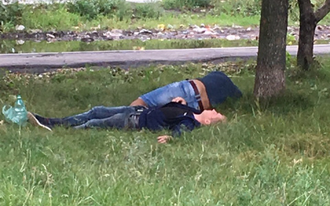 «Пикничок удался»: пензенцы смеются над «уставшими» ребятами в траве