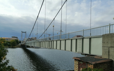 Фоторепортаж: на каком этапе работы находится Подвесной мост в Пензе