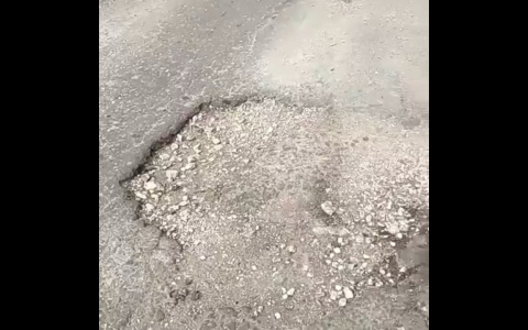 Пензячка показала ужасное состояние дорог региона - видео