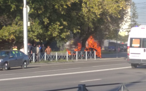 В МЧС рассказали подробности пожара рядом с автовокзалом в Пензе